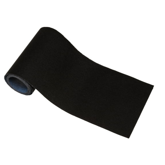 Johnson & Smith Iron-On Roll - 4" width x 60" length Iron On for Clothing, Pants Repair - Adhesive Fabric Patches - Easy to Use, Fast Result, No Sewing Needed - Black