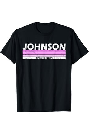 Johnson Surname Birthday Family Reunion 80S 90S Sunset Unisex Men Women T-Shirt S-5Xl Best Birthday Gifts, Unisex T-Shirt