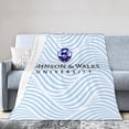 thumbnail image 1 of Johnson & Wales University Logo Fleece Blanket, Very Soft Microfiber Flannel Blanket for Couch Warm and Cozy for All Seasons, 1 of 8
