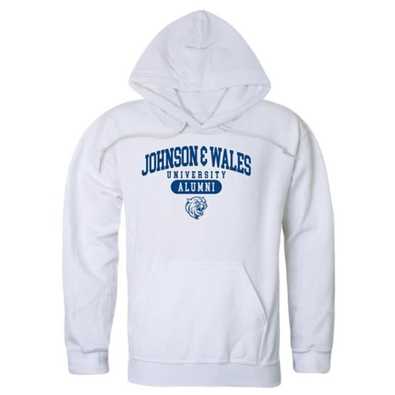 Johnson & Wales University Wildcats Alumni Hoodie, White - Medium