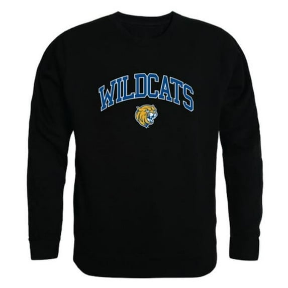 Johnson & Wales University Wildcats Campus Crewneck Sweatshirt, Black - Medium