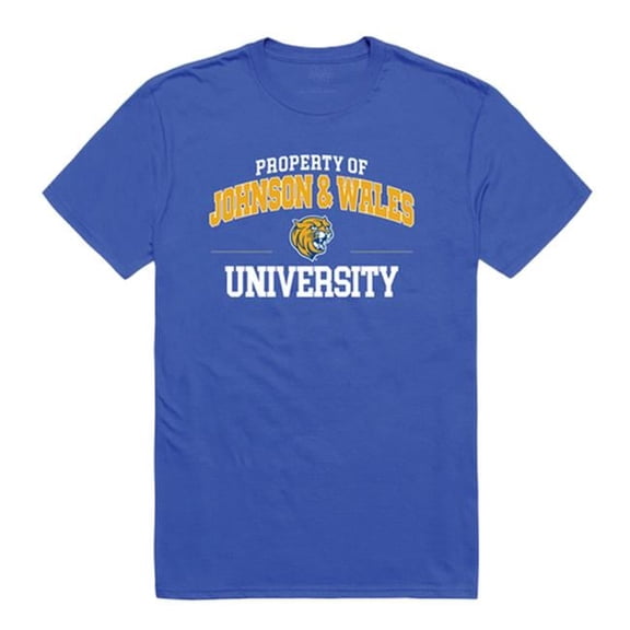 Johnson & Wales University Wildcats Property College T-Shirt, Royal - Large