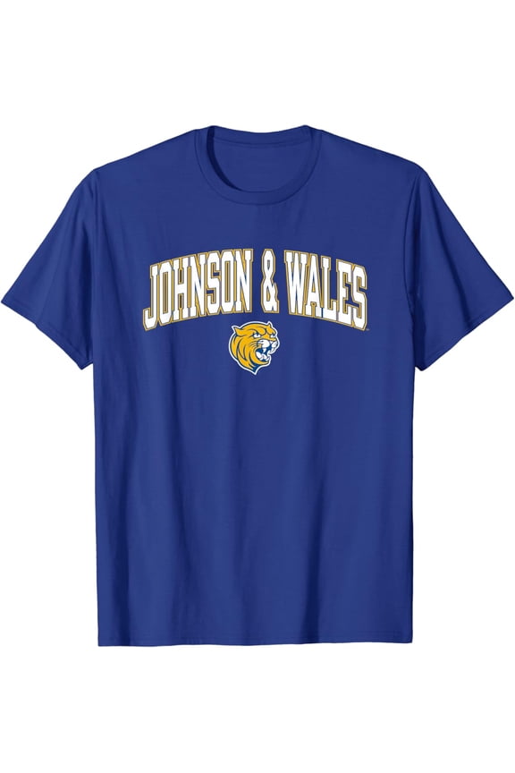 Johnson & Wales Wildcats Arch Over Blue Officially Licensed T-Shirt