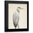 thumbnail image 1 of Johnson, Walt 12x14 Black Modern Framed Museum Art Print Titled - Grey Heron II, 1 of 5