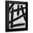 thumbnail image 1 of Johnson, Walt 14x18 Black Modern Framed Museum Art Print Titled - Ink Strokes, 1 of 5