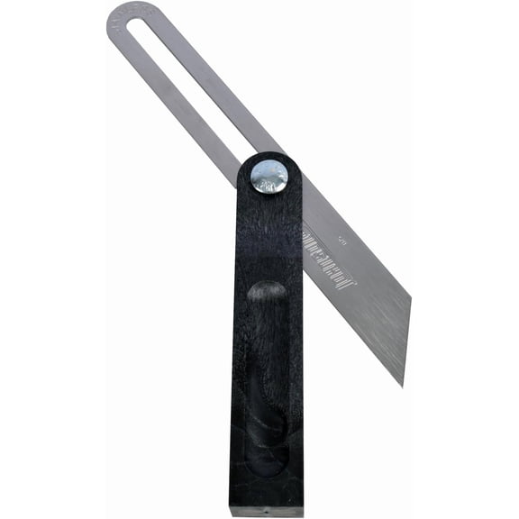 Johnson level and tool 75 type ruler - casted handle, 9 inches, silver, 1 type ruler
