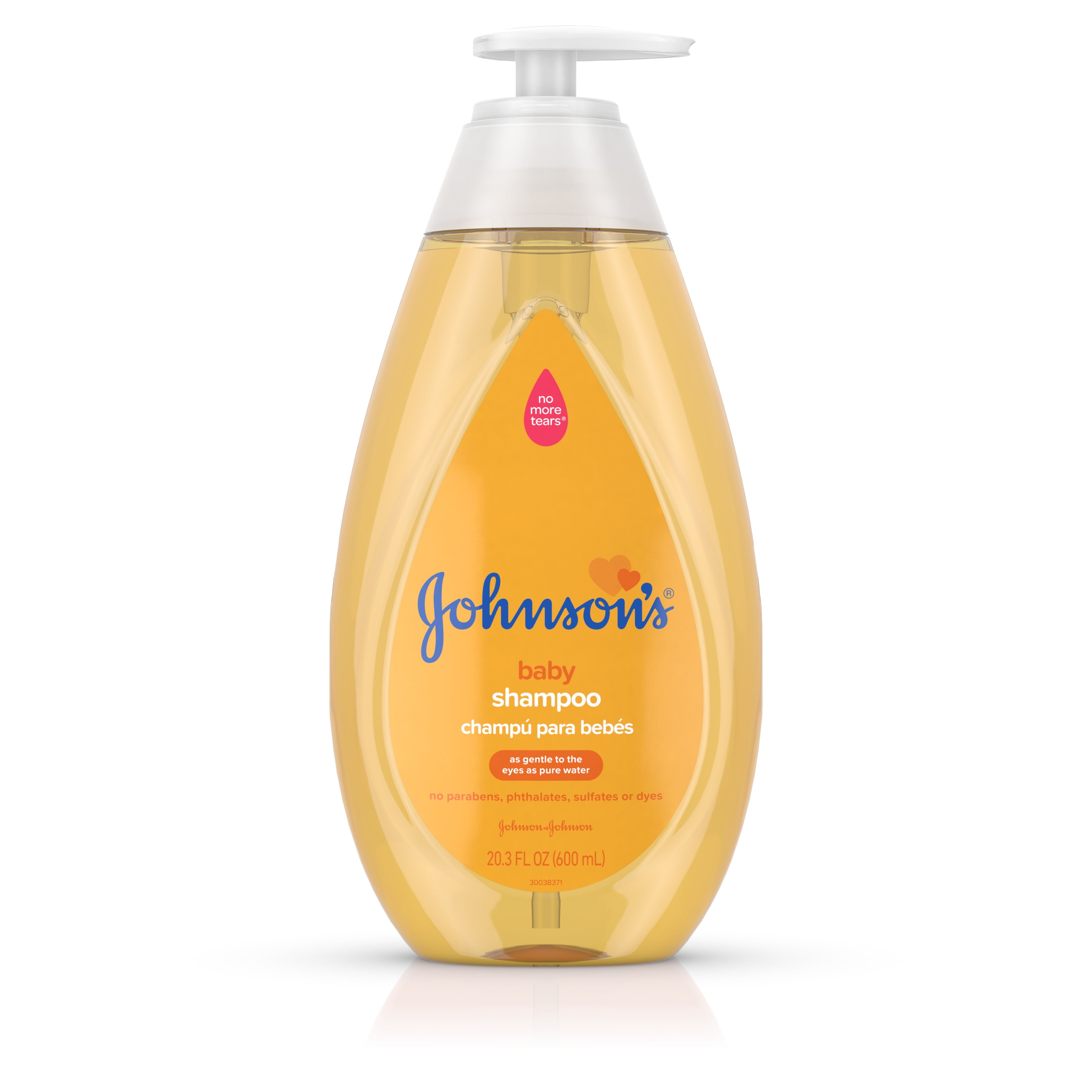 Johnson's Baby Shampoo with Aloe & Vitamin B5, Tear-Free, 20.3 fl. oz