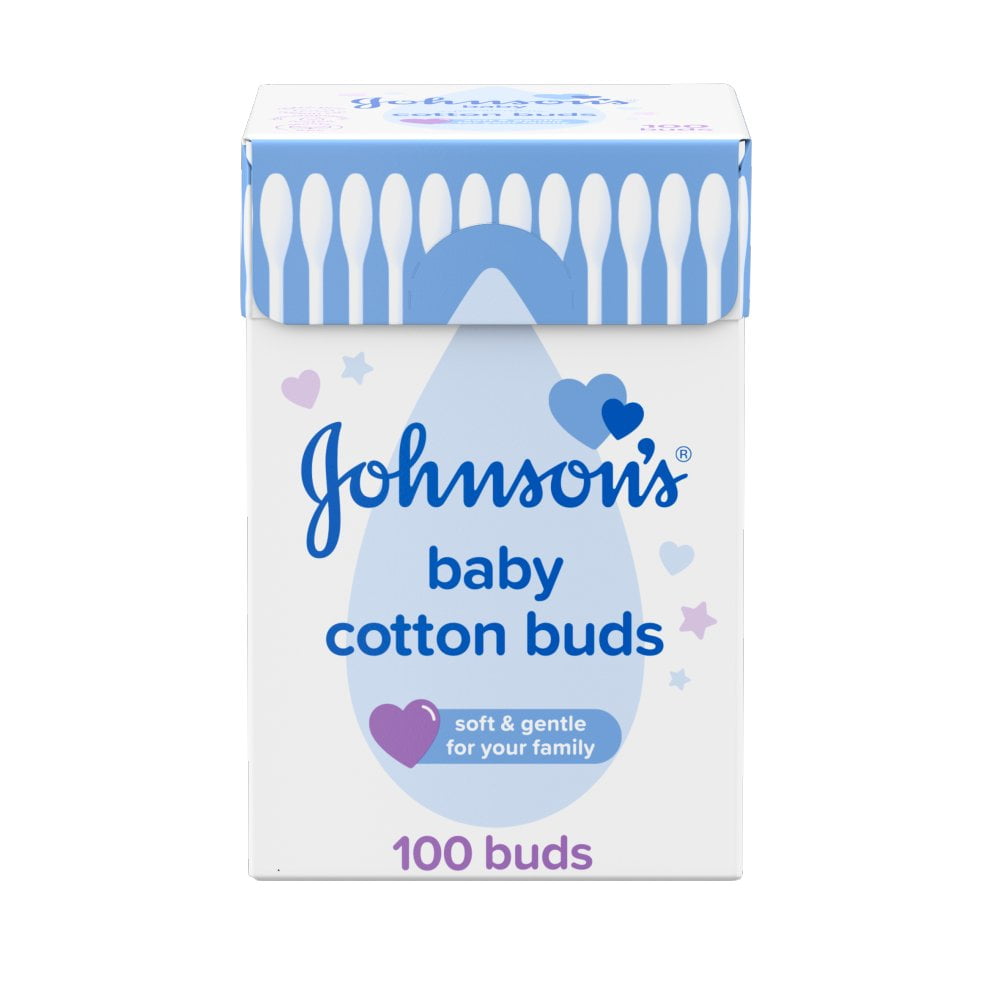 Johnson's Baby Cotton Buds 100 Pieces  (pack of 12)