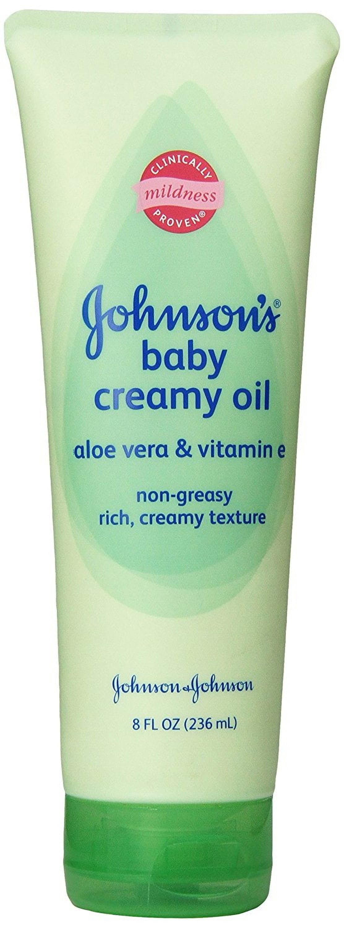Skin Nourish Johnson's Baby Creamy Oil Aloe Vera Johnson's