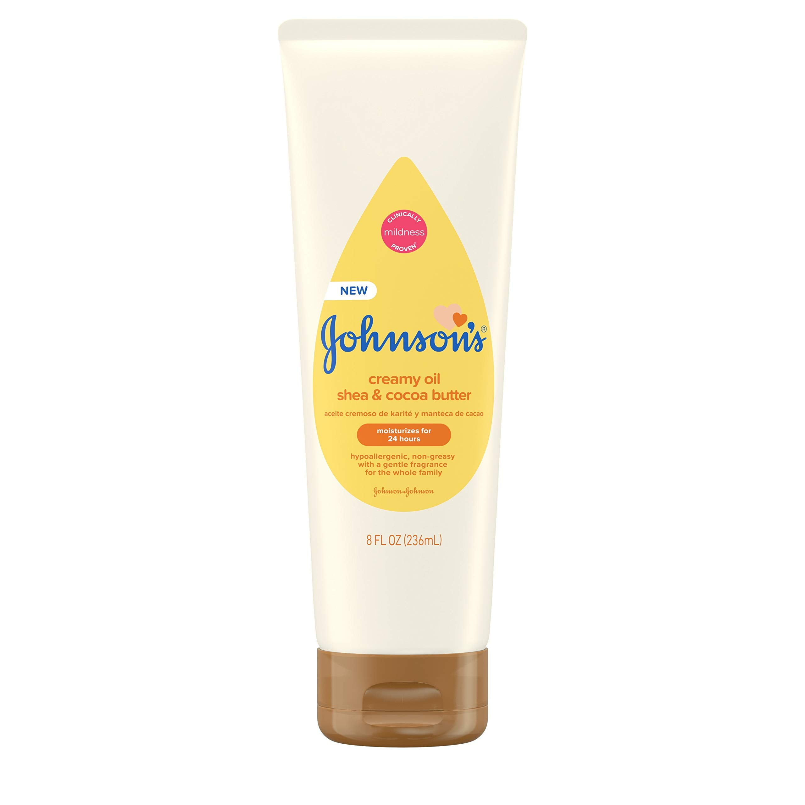 Johnson's Baby Creamy Oil for Baby with Shea & Cocoa Butter