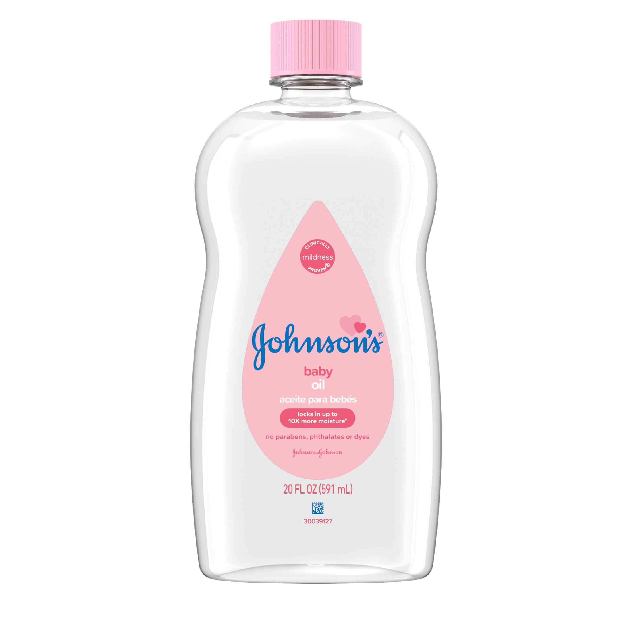 Johnson's Baby Oil, Body Moisturizing Oil for Baby Massage, 20 oz - image 1 of 10