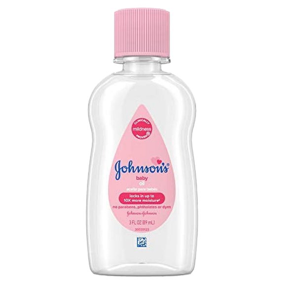 Johnson's Baby Oil Help Moisturize & Relief Babies Delicate Skin 3oz,2-Pack