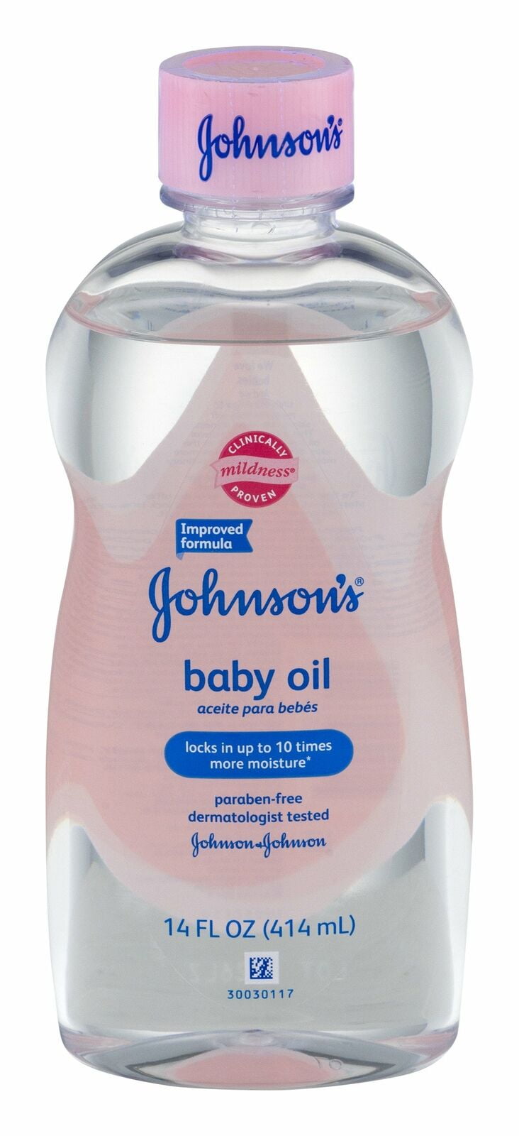 Johnson's Baby Oil Helps Soften & Moisture Skin, Paraben Free, 14oz, 3-Pack