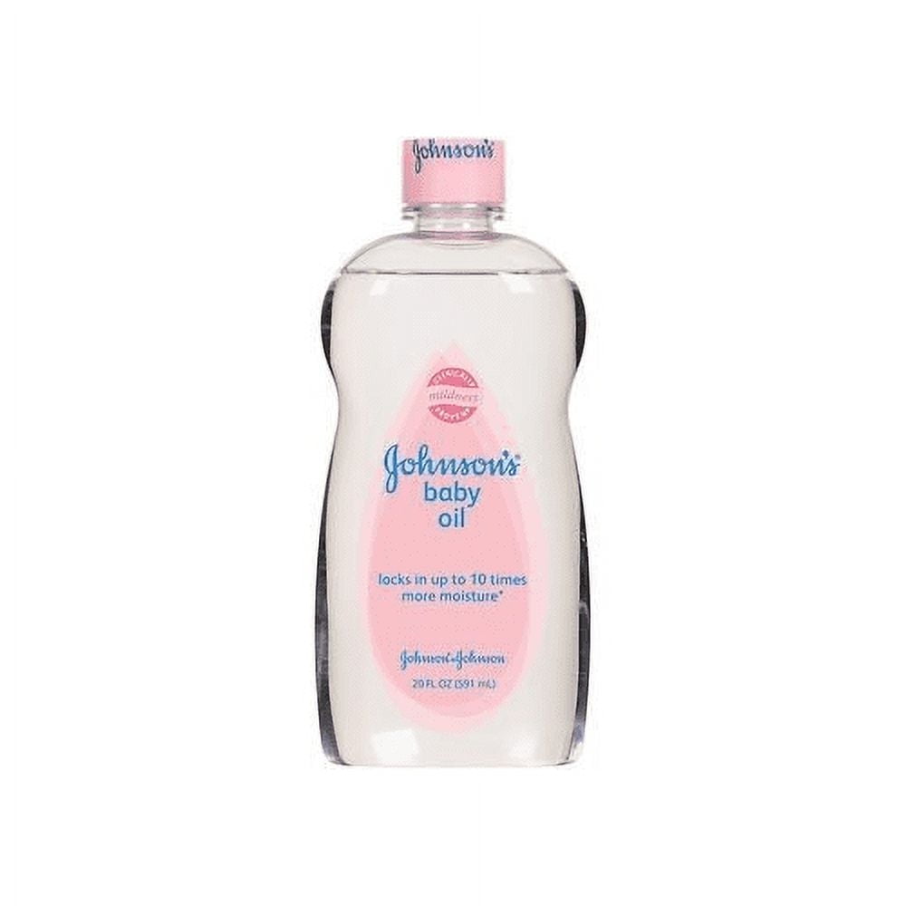 Johnson's Baby Oil Mildness Moisturize Skin, Paraben & Phthalates Free, 3oz