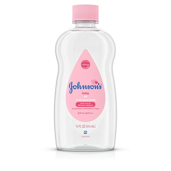 Johnson's Baby Oil, Original 14 oz (Pack of 8)