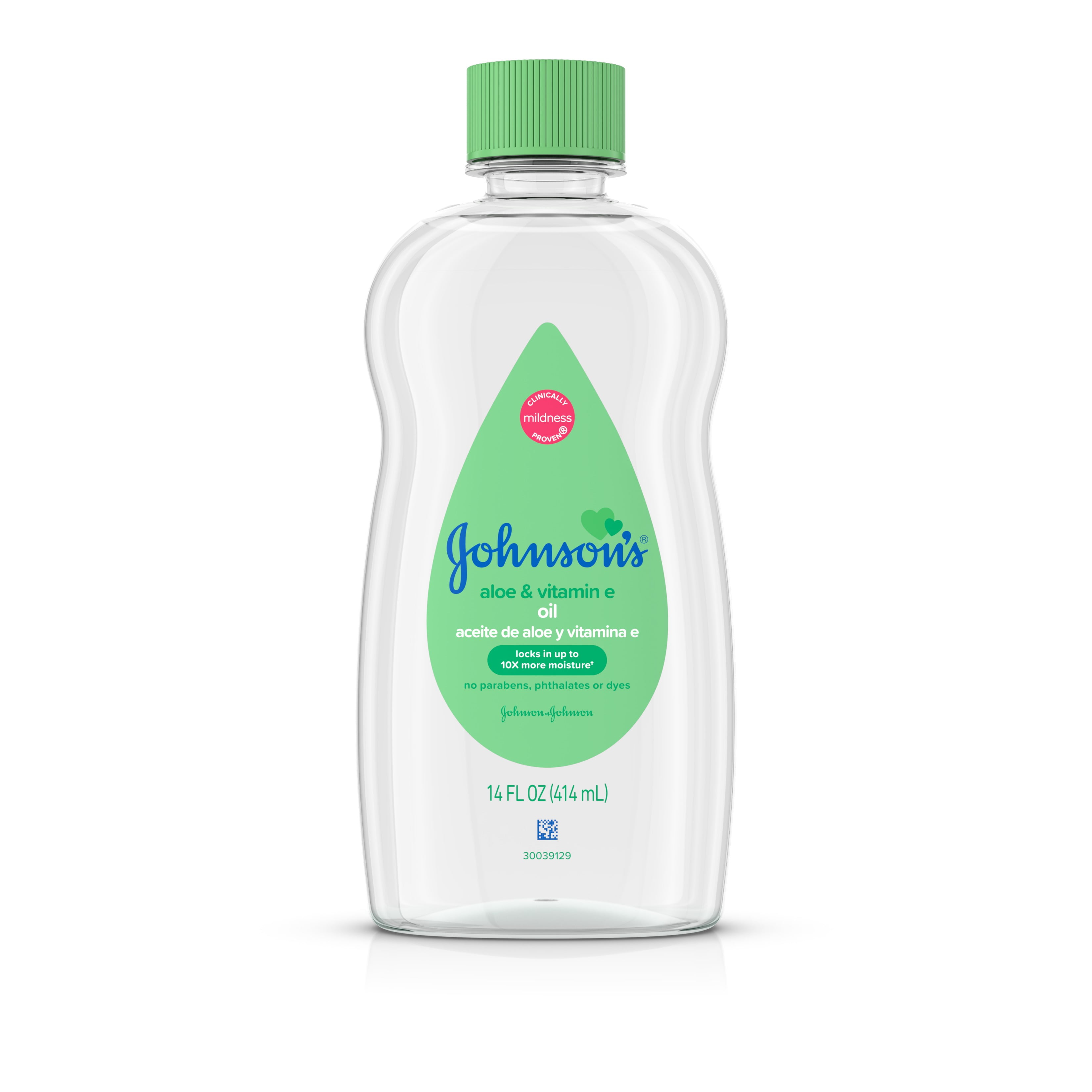 Johnson's Baby Oil with Aloe Vera & Vitamin E, 14 fl. oz - Walmart.com