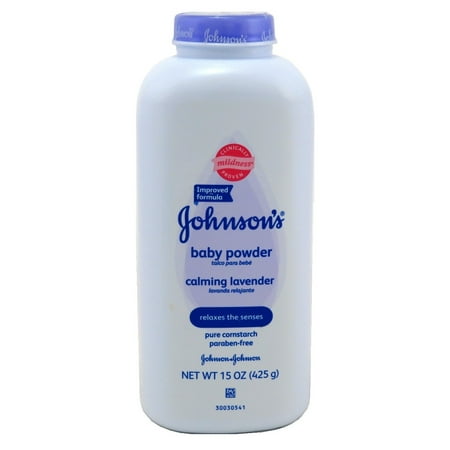 Johnson's Baby Powder Diaper Rash W/ Lavender & Chamomile, 15 oz, 6 Pack
