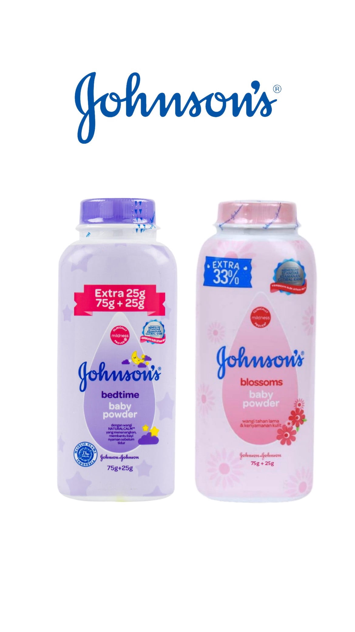 Johnson's Baby Powder Offer | 1 Pc Bedtime + 1 Pc Blossoms | 200g (100 ...