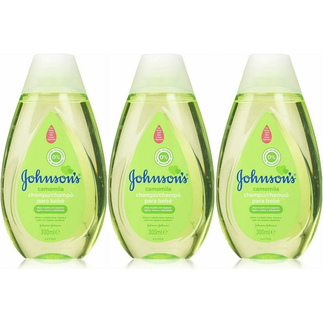 Johnson's Baby Shampoo with Chamomile, 300 Ml / 10.1 Ounce (Pack of 3