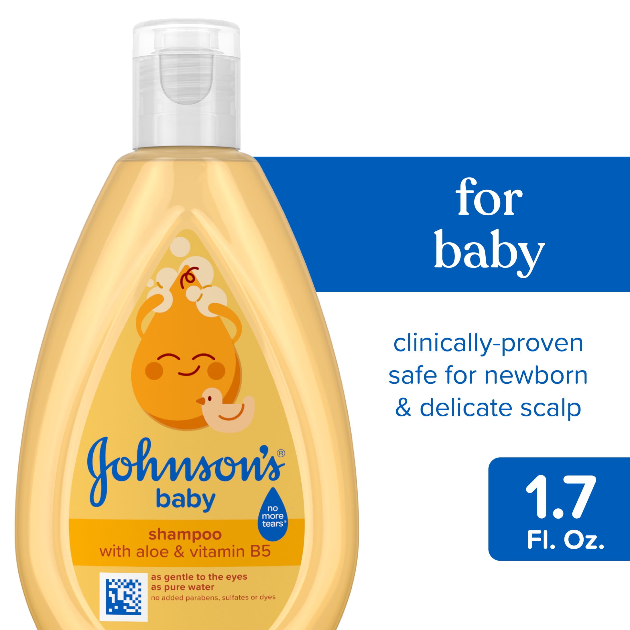 Johnson's Baby Shampoo, Gentle Tear-Free Formula, Hypoallergenic
