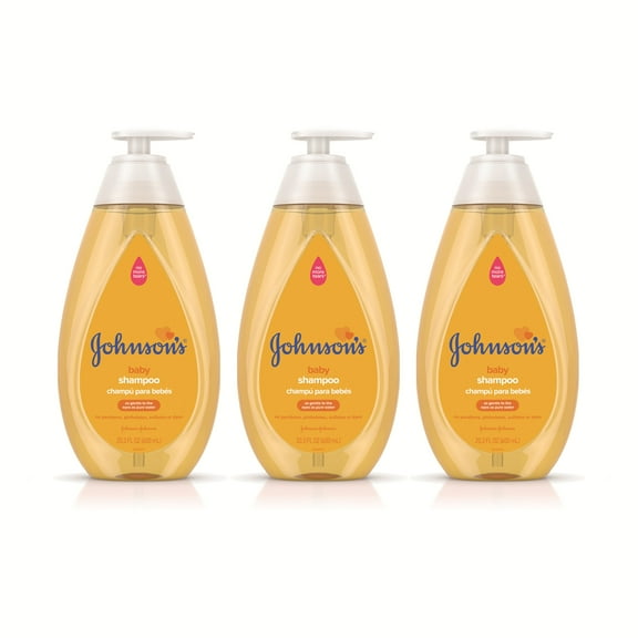 Johnson's Baby Shampoo with Tear Free Formula Triple-Pack, 3x 600mL