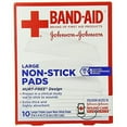 thumbnail image 1 of Johnson's Band Aid Red Cross Triple Layer & Non-Stick Pads, 10 Ct, 1 of 5