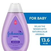Johnson's Calming Baby Bath Tear-Free Shampoo with NaturalCalm Scent, 13.6 fl oz