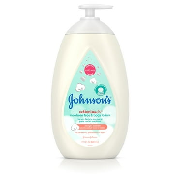 Johnson's CottonTouch Newborn Baby Face and Body Lotion, 27.1 fl. oz