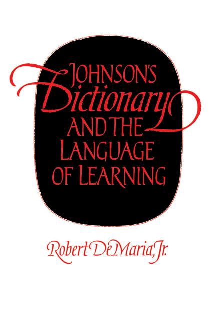 Johnson's Dictionary and the Language of Learning, (Paperback)