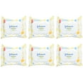 thumbnail image 1 of Johnsons Baby Hand and Face Sanitizing Wipes for Travel, 25 Ea, 6 Pack, 1 of 5