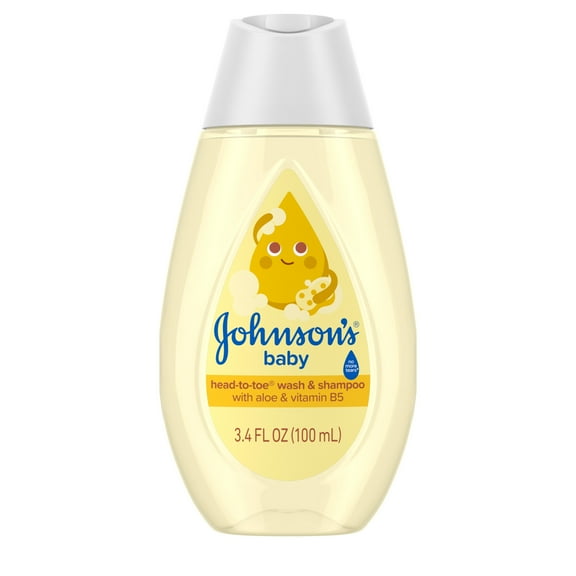 Johnson's Baby Head-To-Toe 2-in-1 Baby Wash & Shampoo, 3.4 fl. oz
