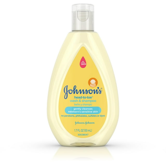 Johnson's Head-To-Toe Tearless Gentle Baby Wash & Shampoo, 1.7 fl. oz