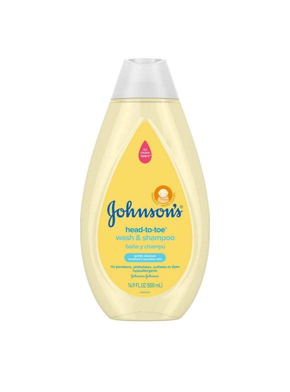 Johnson's Head-To-Toe Tearless Gentle Baby Wash & Shampoo, 16.9 fl. oz