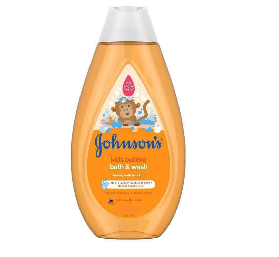 Johnson's Kids 2in1 Bubble Bath & Wash 300ml (Pack of 2)