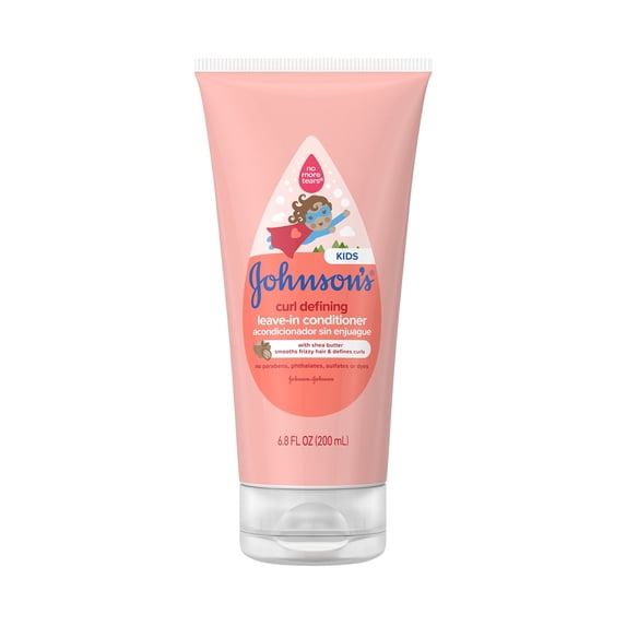 Johnson's Kids Curl Defining Leave In Conditioner - 6.8 fl oz, Pack of 2