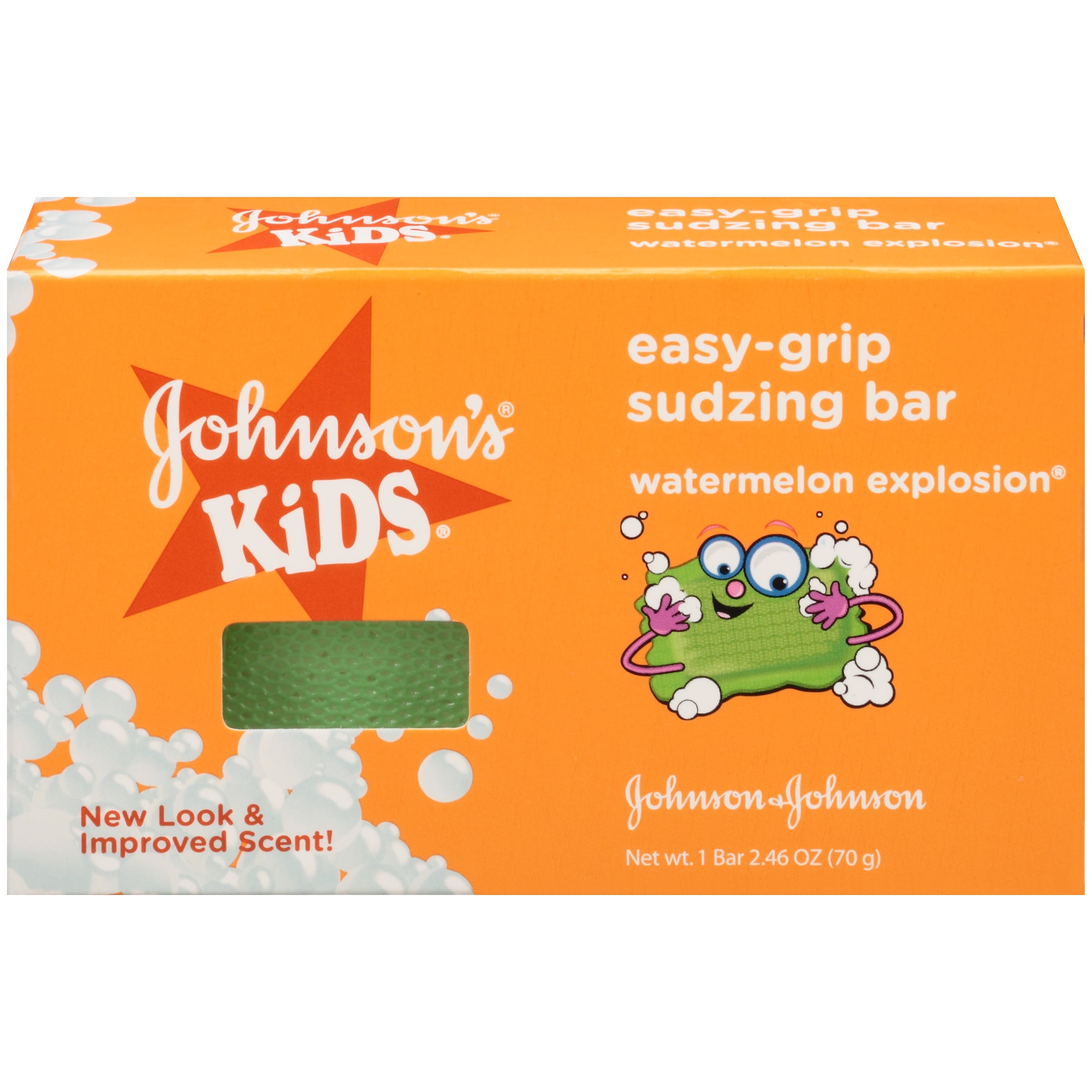 Johnson s Kids E Z Grip Soap Soap Bar And Pouch Berry Punch
