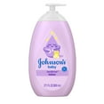 thumbnail interactive-video image 1 of Johnson's Baby Bedtime Lotion, NaturalCalm Aromas, 27.1 fl. oz, 1 of 6