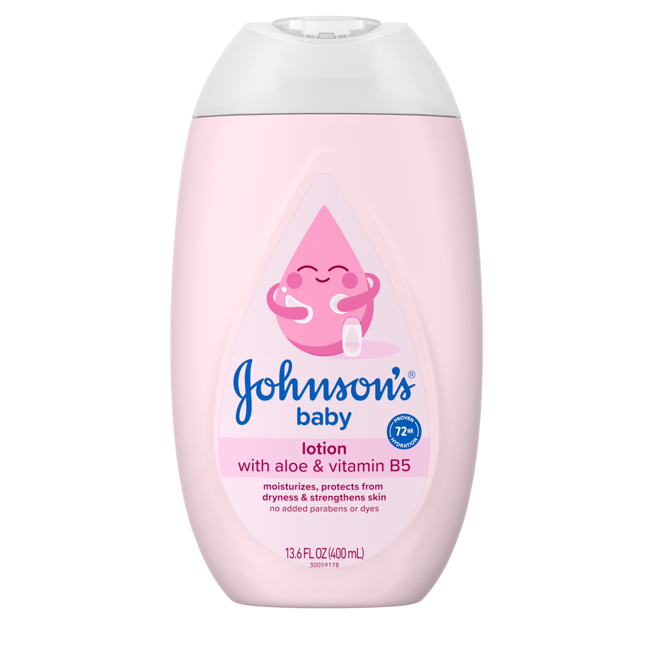Johnson's Baby Moisturizing Baby Lotion, Coconut Oil & Aloe, 13.6 fl. oz