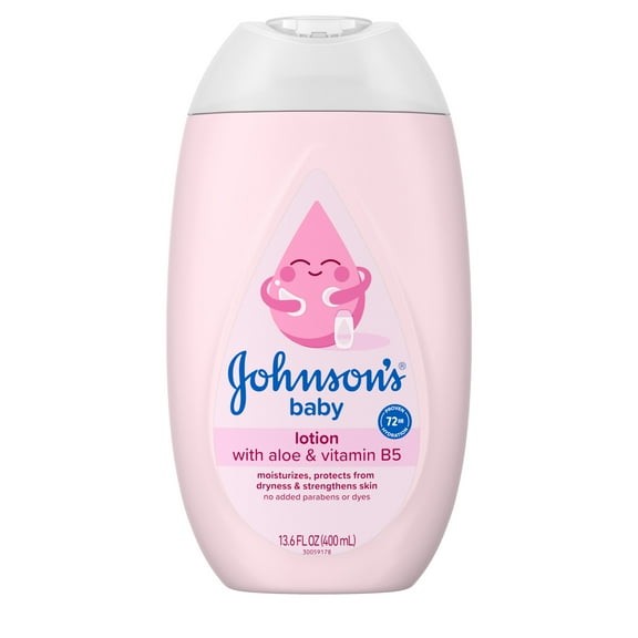 Johnson's Baby Moisturizing Baby Lotion, Coconut Oil & Aloe, 13.6 fl. oz
