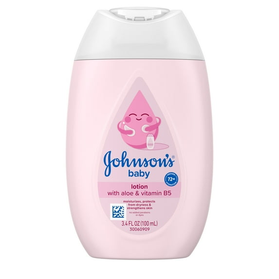 Johnson's Baby Moisturizing Baby Lotion, Coconut Oil & Aloe, 3.4 fl. oz