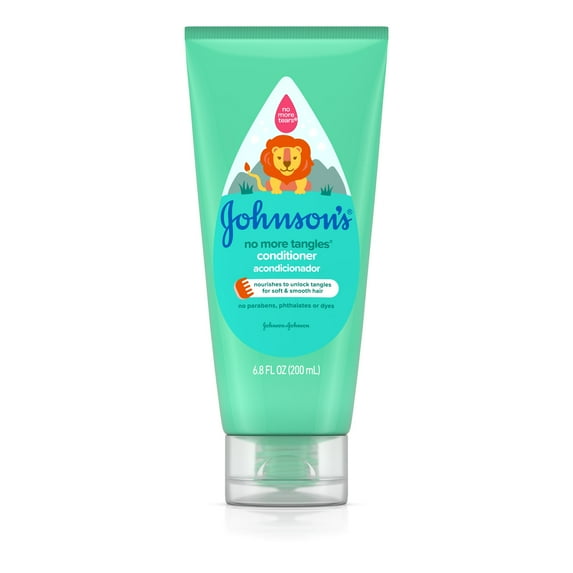 Johnson's No More Tangles Conditioner, Paraben Free, 6.8 fl. oz
