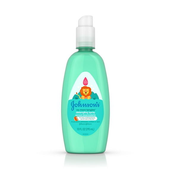 Johnsons No More Tangles Detangling Spray, Paraben Free, 10 fl. oz