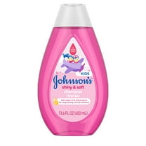 Johnson's Shiny & Soft Kids' Shampoo, Argan Oil, 13.6 fl. oz
