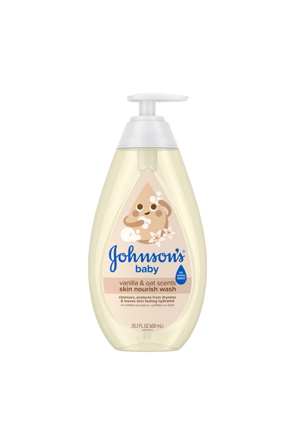 Skin Nourish Baby Wash, Vanilla & Oat Scents, 20.3 fl. oz