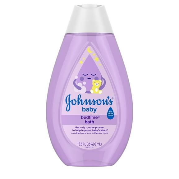 Johnson's Tear-Free Bedtime Baby Bath, Soothing Aromas, 13.6 fl. oz