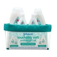 thumbnail image 1 of Johnson's Touchably Soft Newborn Baby Gift Set For New Parents, 5 item, 1 of 11