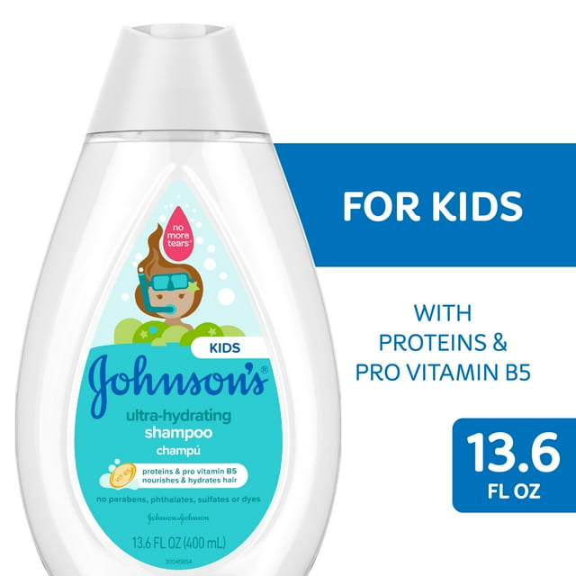 Johnson's UltraHydrating Kids' Shampoo with ProVitamin B5, 13.6 fl