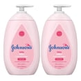 thumbnail image 1 of Johnsons Baby Lotion 16.9 Ounce Pump 500ml 2 Pack, 1 of 3