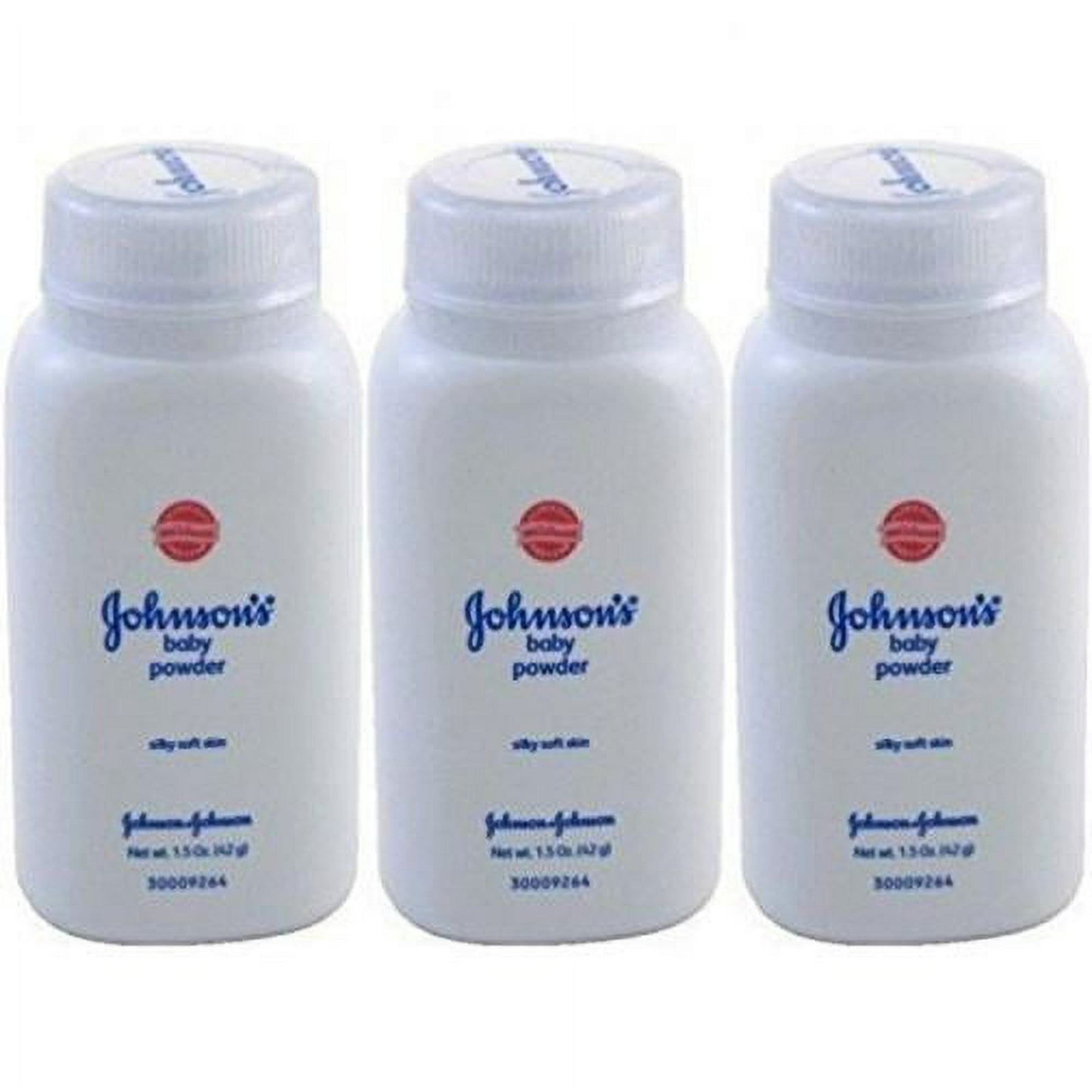 Johnsons Baby Powder Original Travel Size 1.5oz (Pack Of 3)