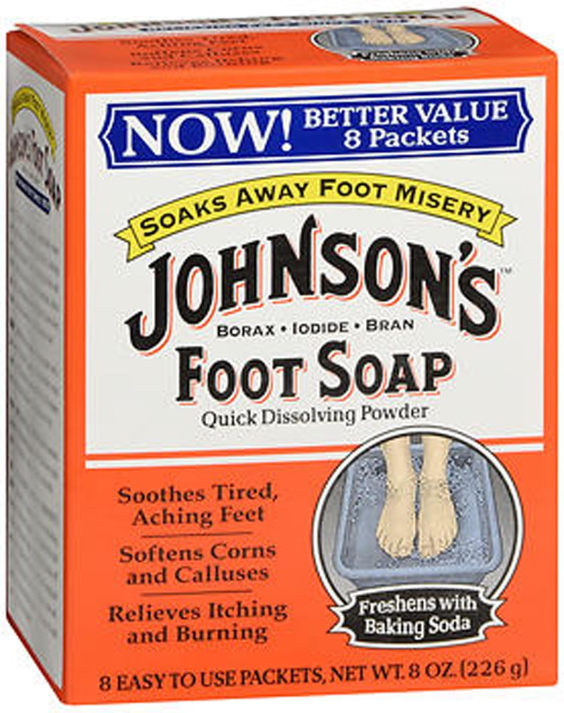 Johnsons Foot Soap Powder 8 Count - Walmart.com